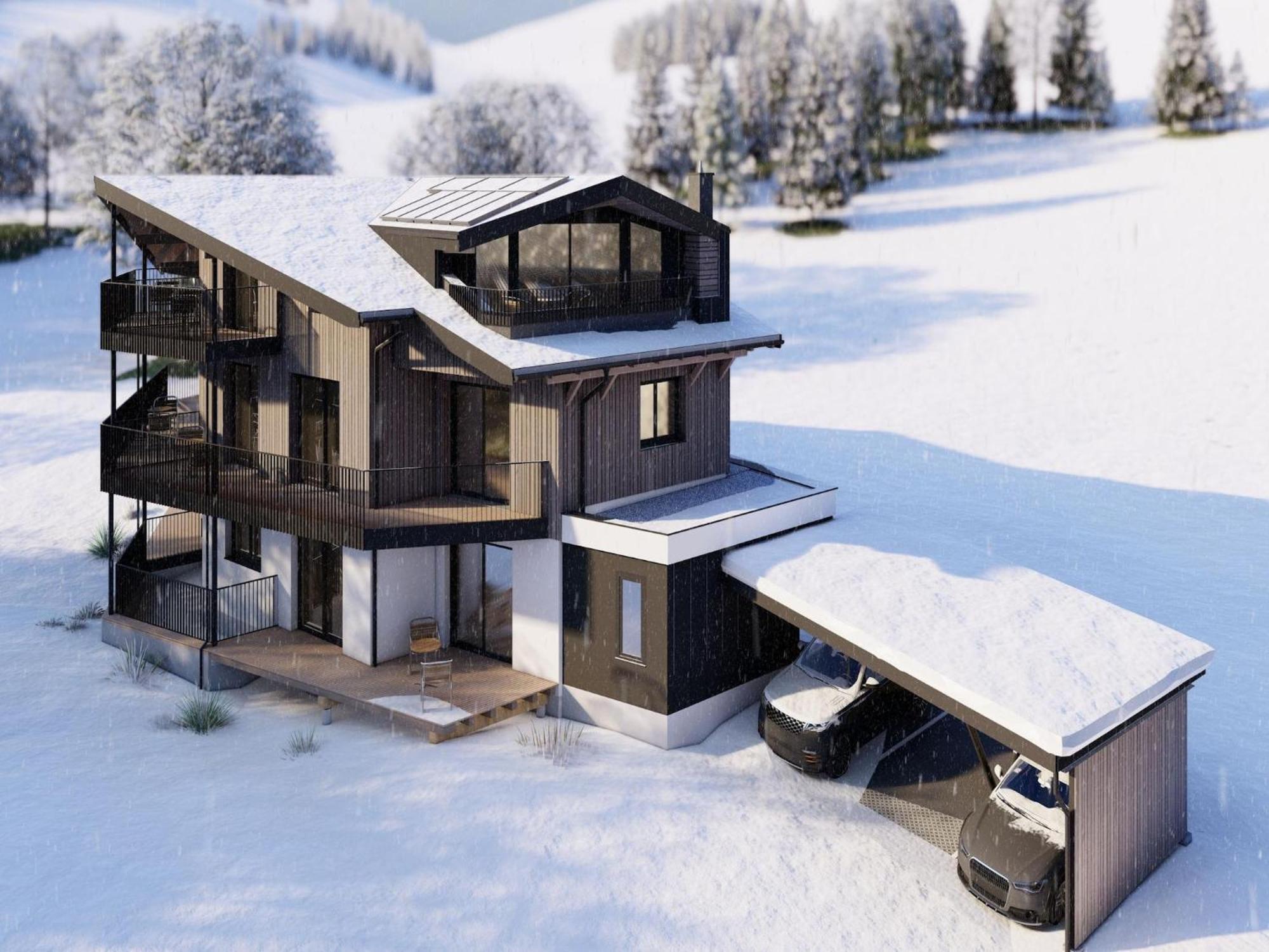 Bergzeit Flat Saalbach Directly On The Ski Piste Exterior photo