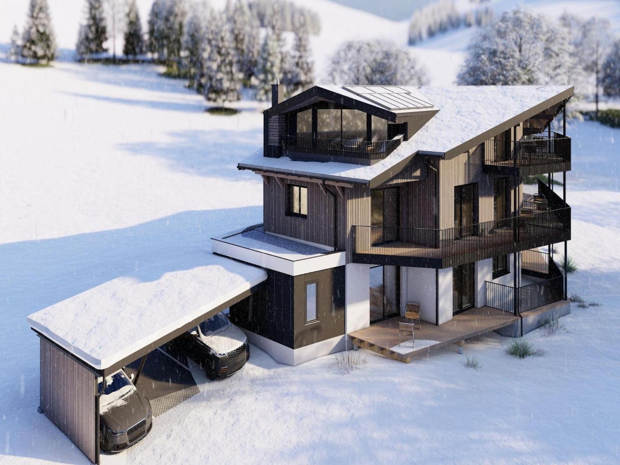 Bergzeit Flat Saalbach Directly On The Ski Piste Exterior photo